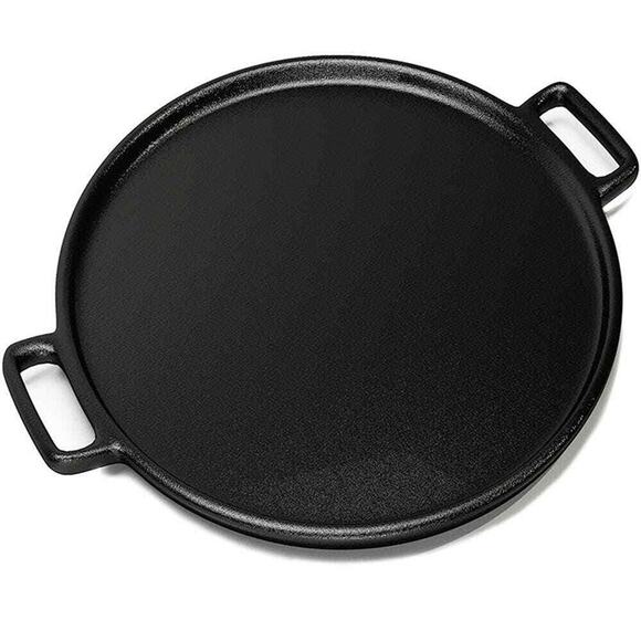 14 In. Cast Iron Pizza Pan New in Box - Picture 2 of 2